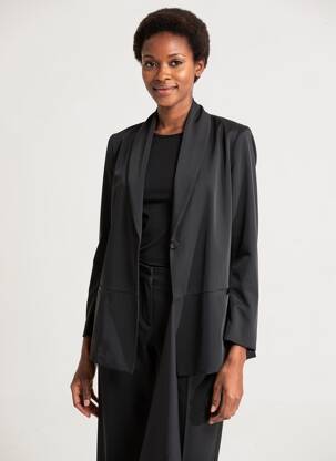Blazer manches longues noir SOPHIA femme