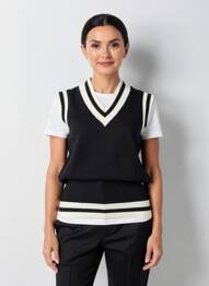 Robe pull coupe droite manches courtes noir MAT. femme