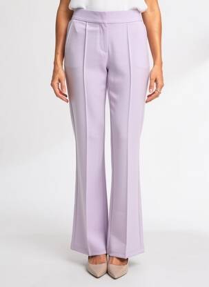 Pantalon flare stretch taille normale violet ESQUALO femme