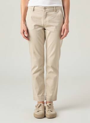 Pantalon chino tissage popeline taille normale beige U.S. POLO ASSN femme