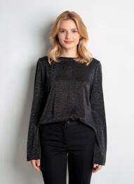 T-shirt manches longues manches longues noir CECIL femme