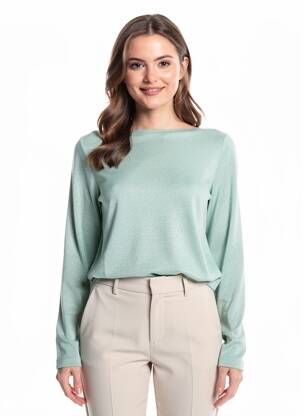 T-shirt manches longues manches longues bleu CECIL femme