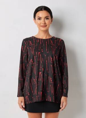 T-shirt manches longues manches longues noir Q'NEEL femme