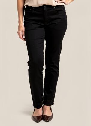 Pantalon slim poches noir GEVANA femme