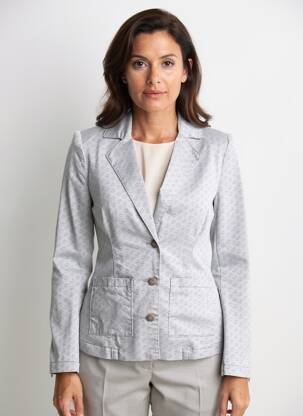 Blazer coupe cintrée gris CREAM femme