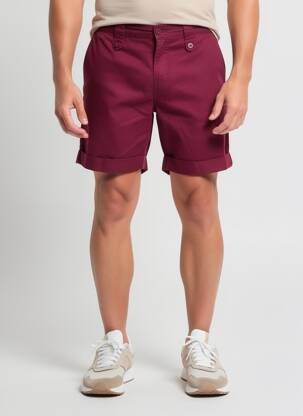 Bermuda coupe droite taille normale violet OXBOW homme