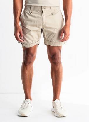 Bermuda coupe droite taille normale beige OXBOW homme