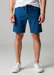Bermuda taille élastique taille normale bleu SUN VALLEY homme