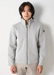 Veste casual col col montant gris SUN VALLEY homme