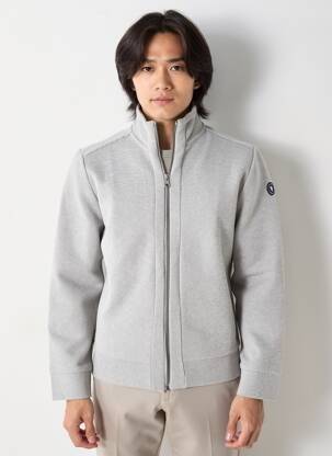 Veste casual col col montant gris SUN VALLEY homme