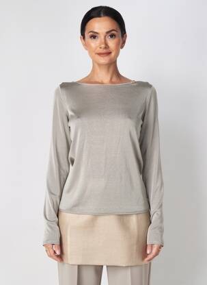 T-shirt manches longues manches longues gris ELISABETTA FRANCHI femme