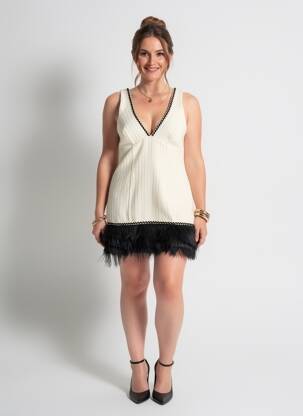 Robe courte sans manche sans manche beige PHO FIRENZE femme