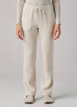 Pantalon slim taille élastique taille normale beige BONNETERIE UNIVERSEL femme