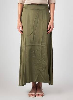 Jupe longue taille haute vert DIXIE femme
