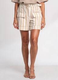 Short taille à pinces taille normale blanc PHO FIRENZE femme