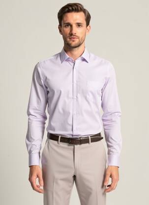 Chemise manches longues poches rose EMYLE homme