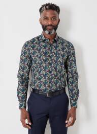 Chemise manches longues poches bleu EMYLE homme
