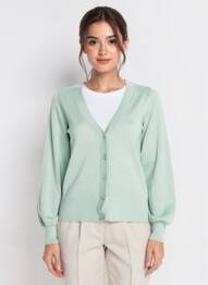 Gilet manches longues stretch vert KING LOUIE femme