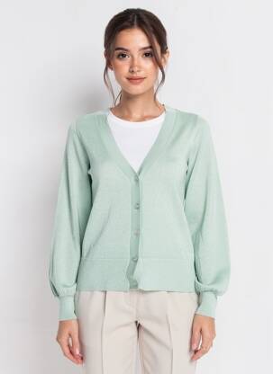 Gilet manches longues stretch vert KING LOUIE femme