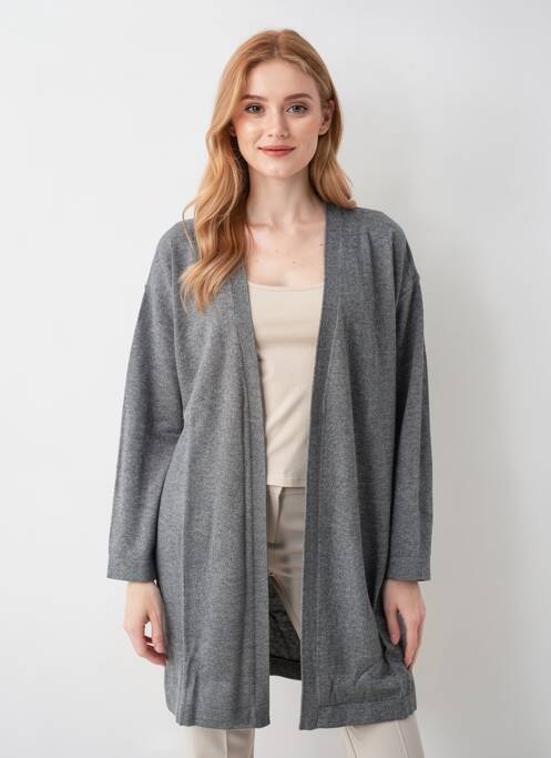 Gilet manches longues stretch gris MASAI femme