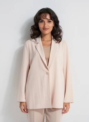 Blazer manches longues rose MÊME ROAD femme