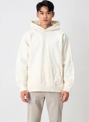 Sweat-shirt à capuche manches longues manches longues beige IRON AND RESIN homme
