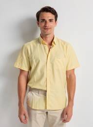 Chemise manches courtes poches jaune MISE AU GREEN homme
