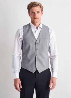 Gilet sans manche poches gris HAFNIUM homme