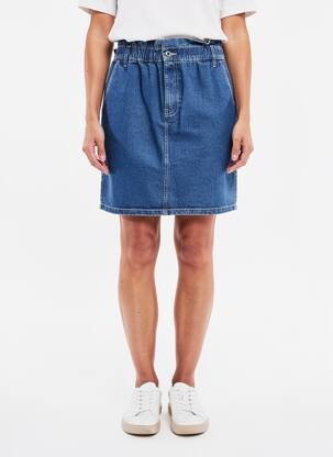 Jupe courte poches bleu LCDN femme