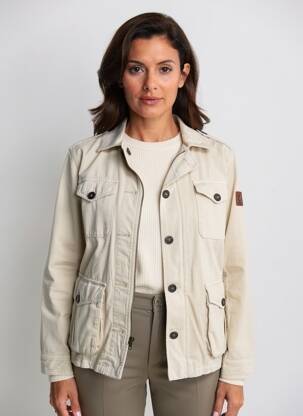 Veste casual poches beige MCS femme