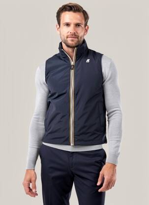 Veste casual coupe droite bleu K. WAY homme