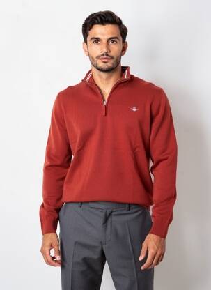 Pull stretch manches longues marron GANT homme
