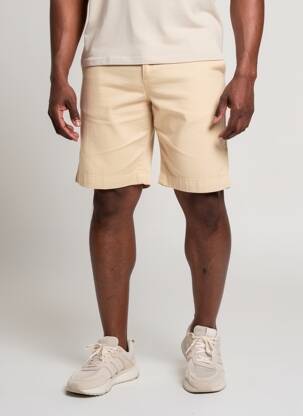 Bermuda stretch taille normale beige PIERRE CARDIN homme