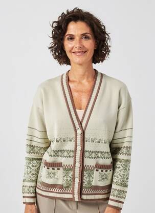 Veste casual poches vert FINETTE femme