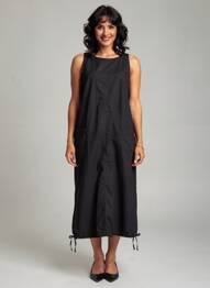 Robe longue sans manche sans manche noir ARMOR LUX femme