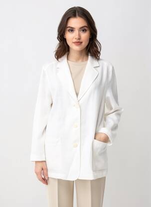 Blazer poches blanc FEDORA femme