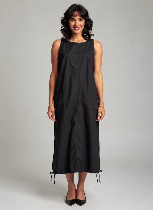 Robe longue sans manche sans manche noir ARMOR LUX femme