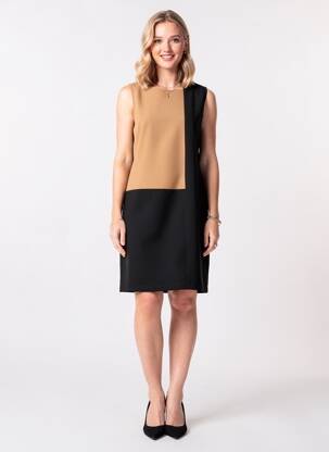 Robe courte sans manche sans manche noir MARIELY femme