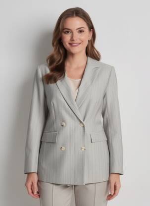 Blazer poches gris MD'M femme