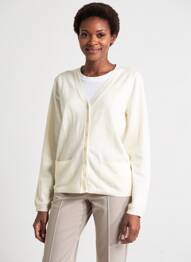 Gilet manches longues stretch beige ÉTYMOLOGIE femme