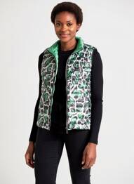 Doudoune poches sans capuche vert BARBARA LEBEK femme