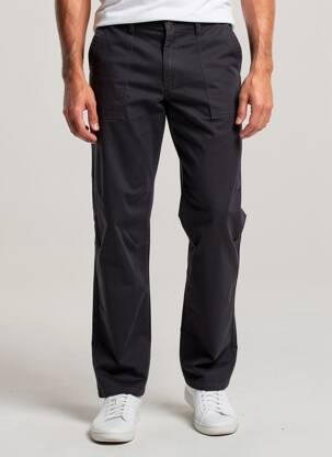 Pantalon chino poches taille normale gris IRON AND RESIN homme