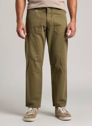 Pantalon chino poches taille normale vert DAYTONA homme