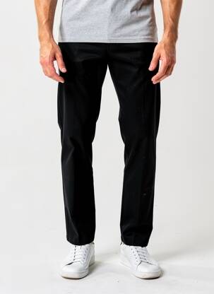 Pantalon droit stretch taille normale noir DAYTONA homme