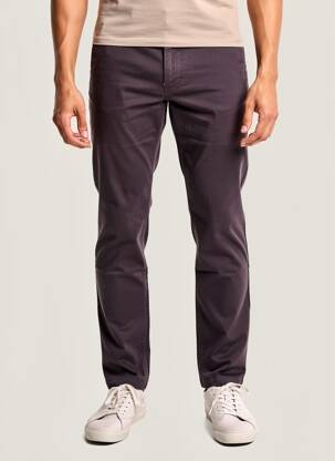 Pantalon chino stretch taille normale gris DAYTONA homme
