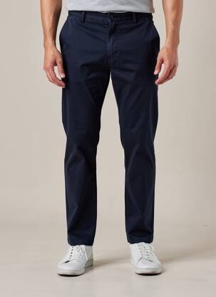 Pantalon chino stretch taille normale bleu DAYTONA homme