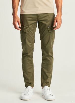 Pantalon slim stretch taille normale vert DAYTONA homme