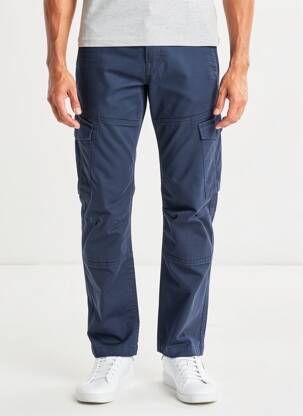 Pantalon cargo poches bleu DAYTONA homme