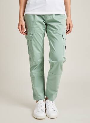 Pantalon cargo coupe droite vert DAYTONA femme