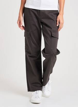 Pantalon cargo slim noir DAYTONA femme